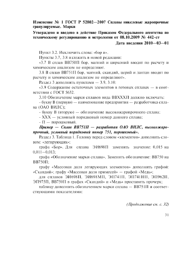 Изменение №1 к ГОСТ Р 52802-2007
