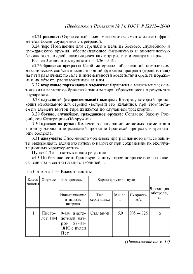 Изменение №1 к ГОСТ Р 52212-2004